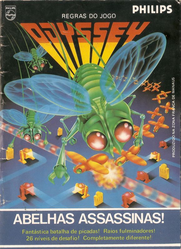 Killer Bees box art for Odyssey 2